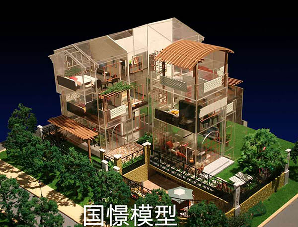 江孜县建筑模型